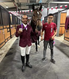 قطر تخطف فضية قفز الحواجز في دورة الألعاب الآسيوية