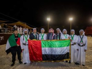 منتخب الإمارات يخطف ٣ ميداليات في بطولة العلا لالتقاط الأوتاد