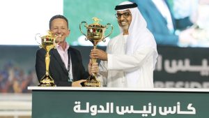 «بجائزة 4.5 مليون درهم».. الجواد «كينج ميكر» بطل كأس رئيس الدولة للخيول العربية